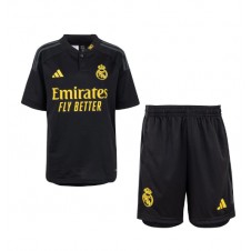Real Madrid Tredjedraktsett Barn 2023-24 Kortermet (+ korte bukser)